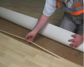 PVC地板冷焊地板摊平